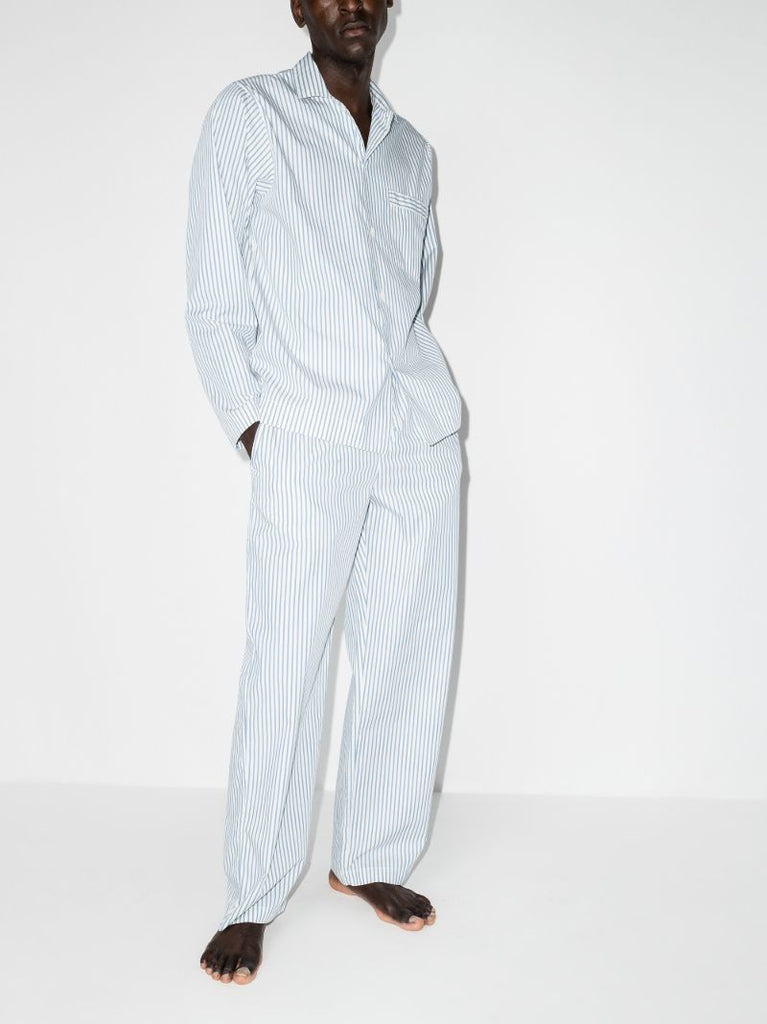 Striped Organic Cotton Pyjama Shirt
