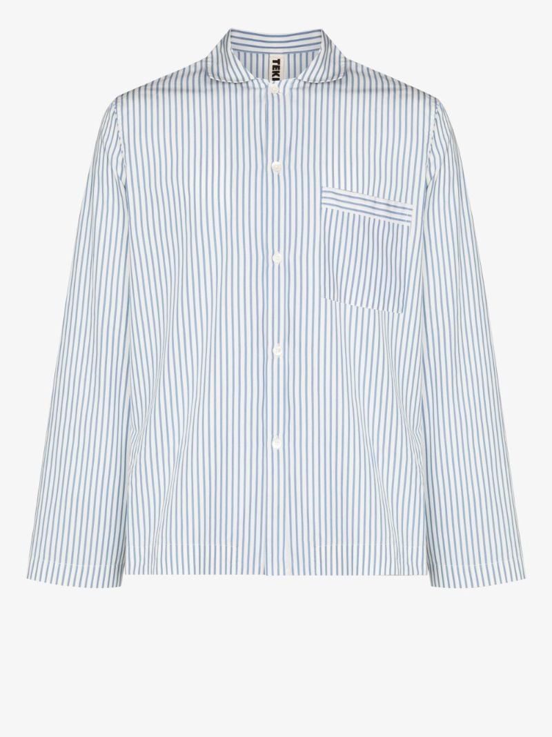 Striped Organic Cotton Pyjama Shirt
