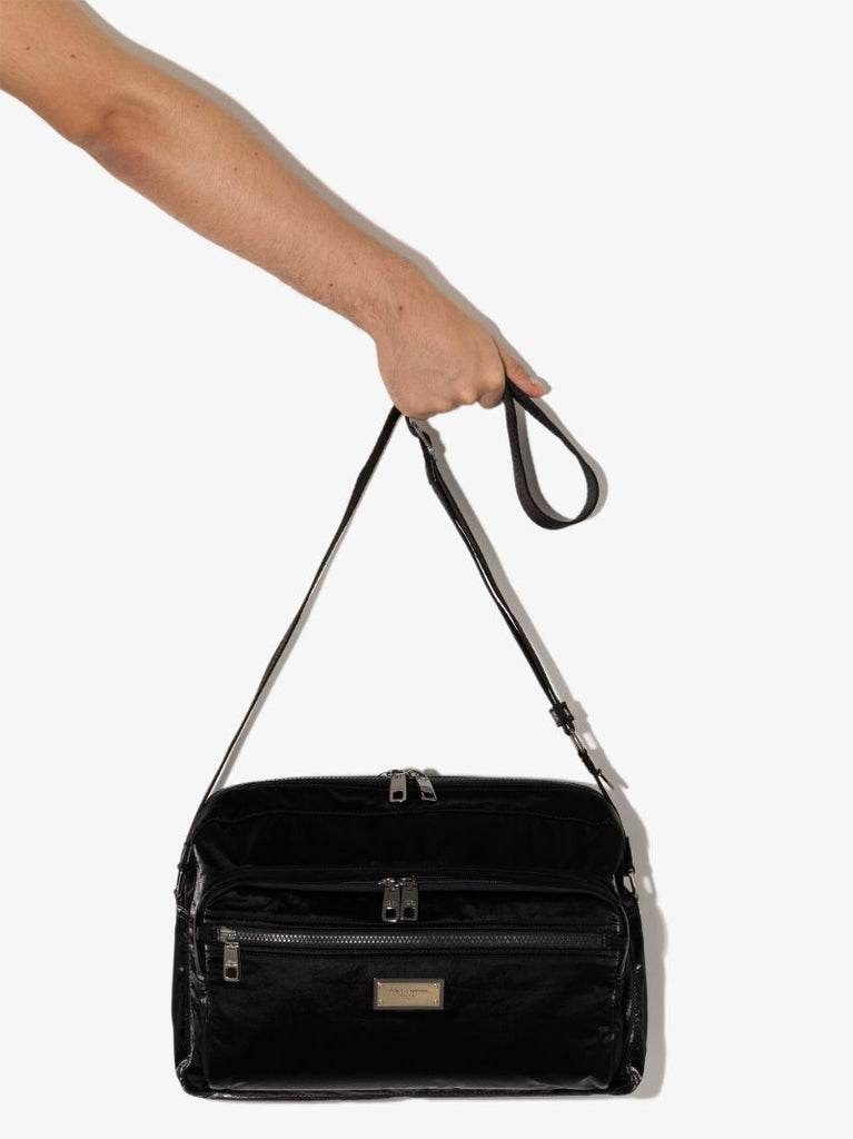 Black Samboil Messenger Bag