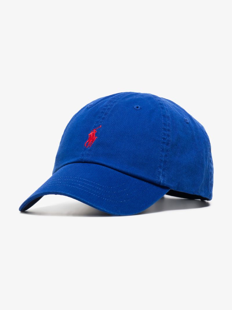 Blue Classic Polo Pony Cap