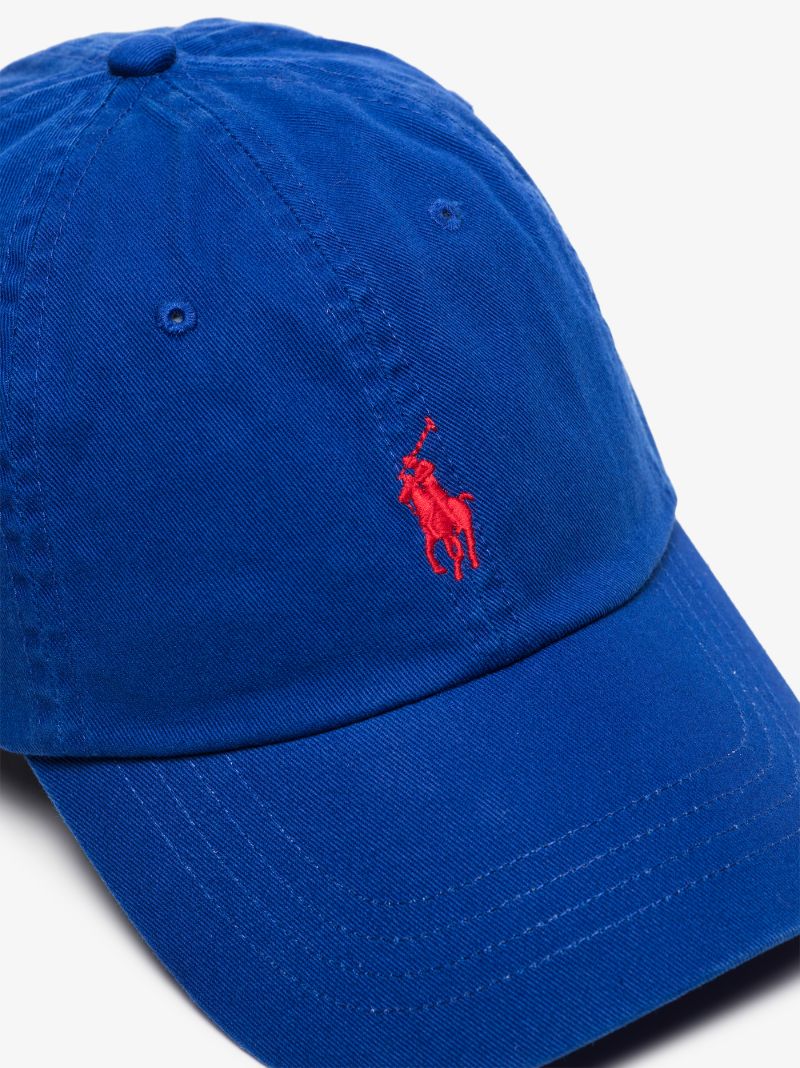 Blue Classic Polo Pony Cap