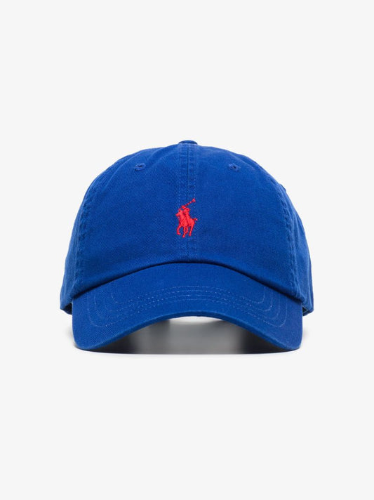 Blue Classic Polo Pony Cap