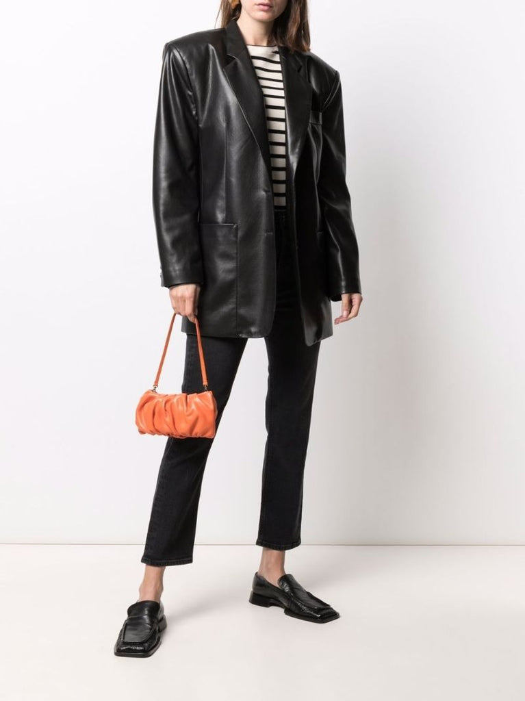 Black Riley High-rise Slim Crop Jeans