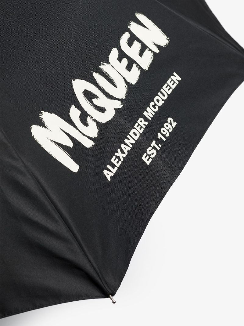 Black Graffiti Logo Umbrella