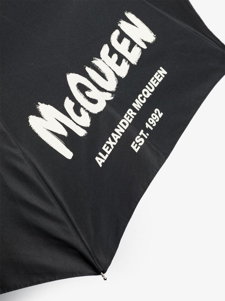 Black Graffiti Logo Umbrella