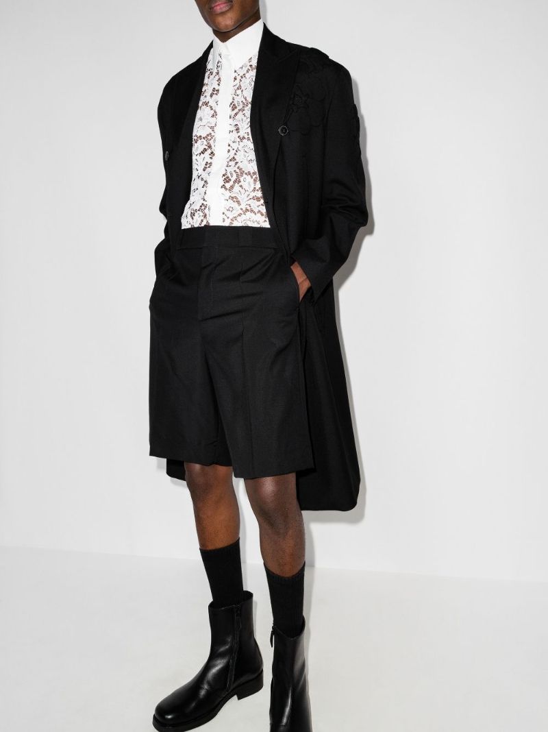 Tailored Wool Shorts