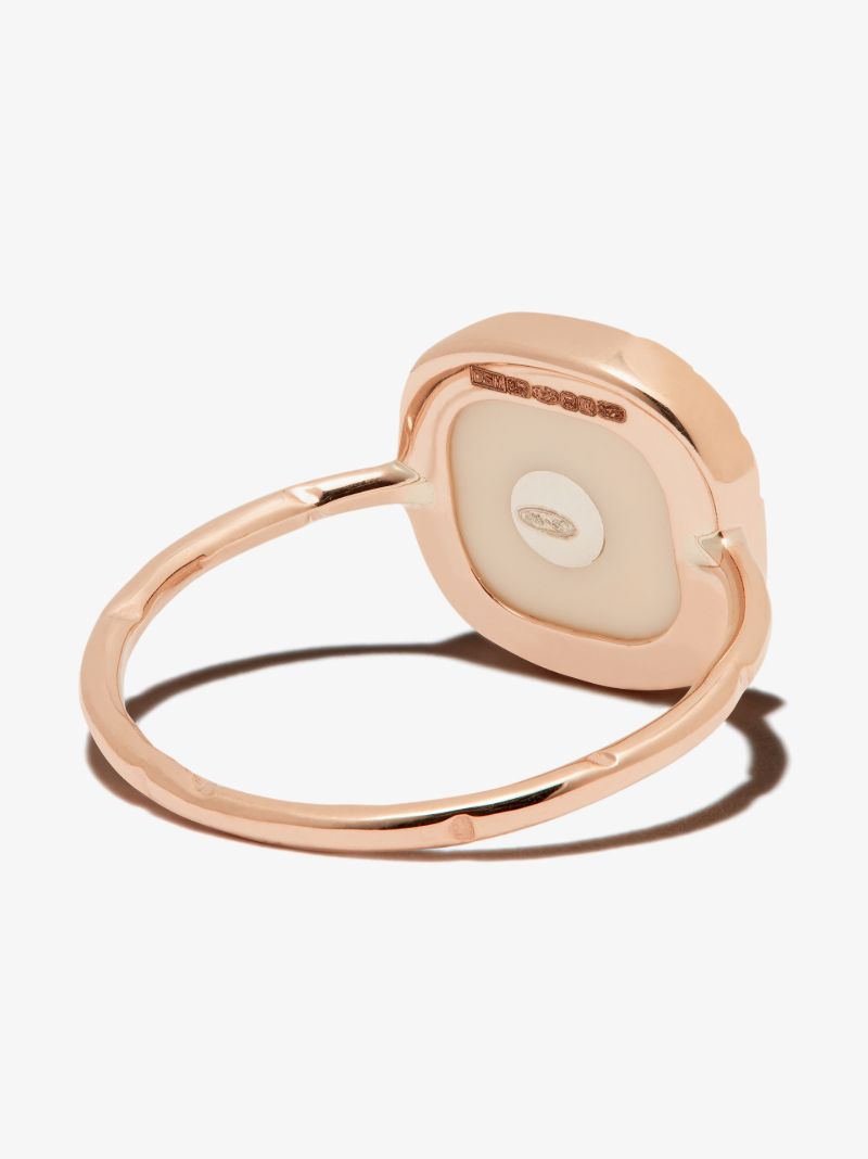 9k Rose Gold Pierrot Diamond Ring