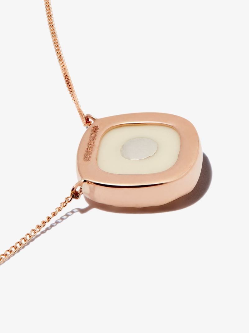 9k Rose Gold Pierrot No.2 Diamond Necklace