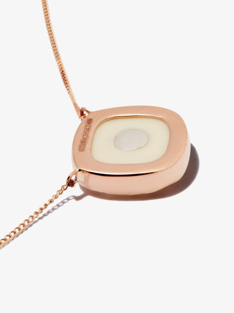 9k Rose Gold Pierrot No.2 Diamond Necklace