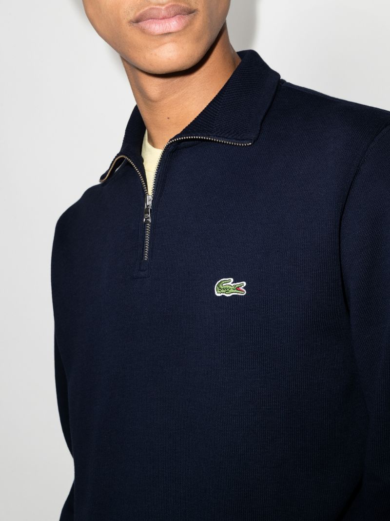 Half-zip Cotton Sweatshirt
