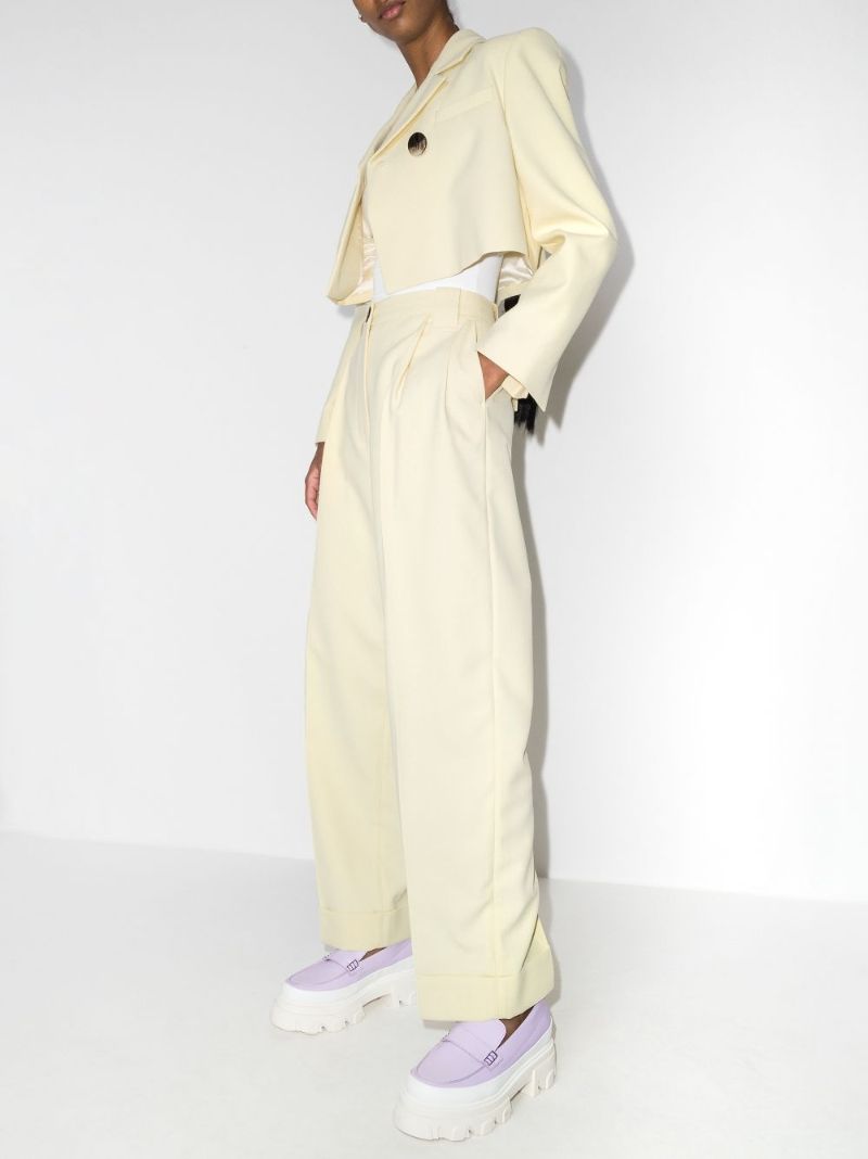 High Waist Darted Trousers