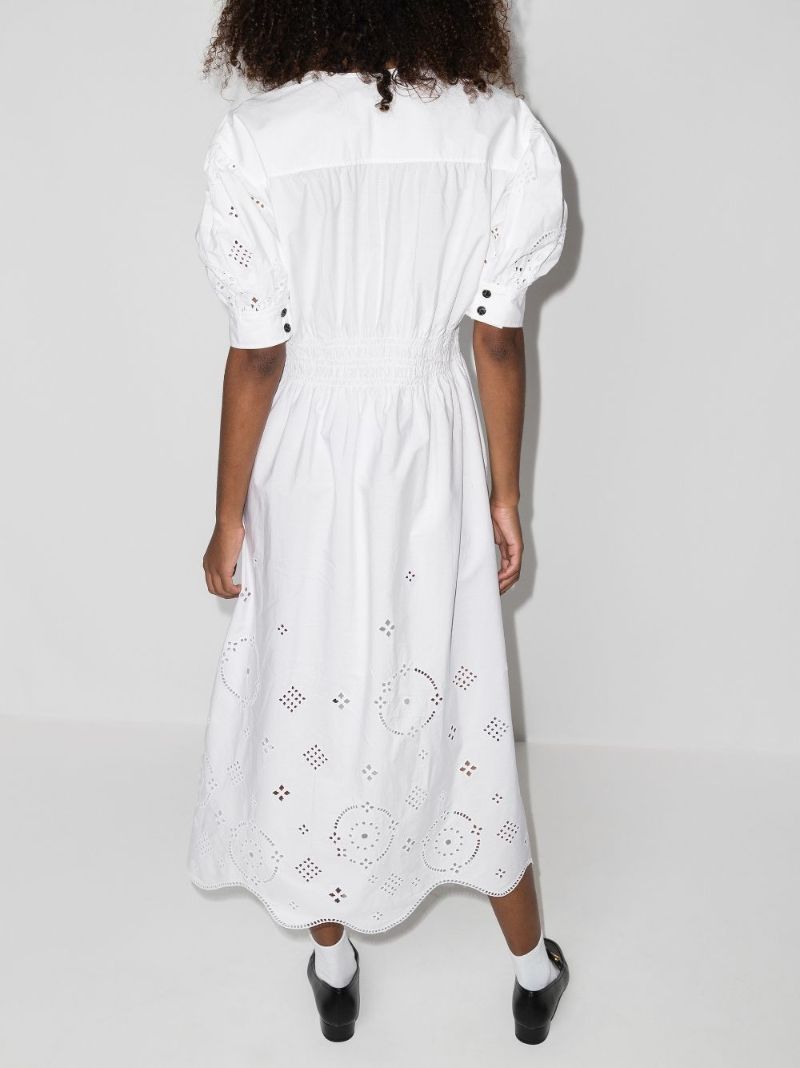 Broderie Anglaise Midi Dress