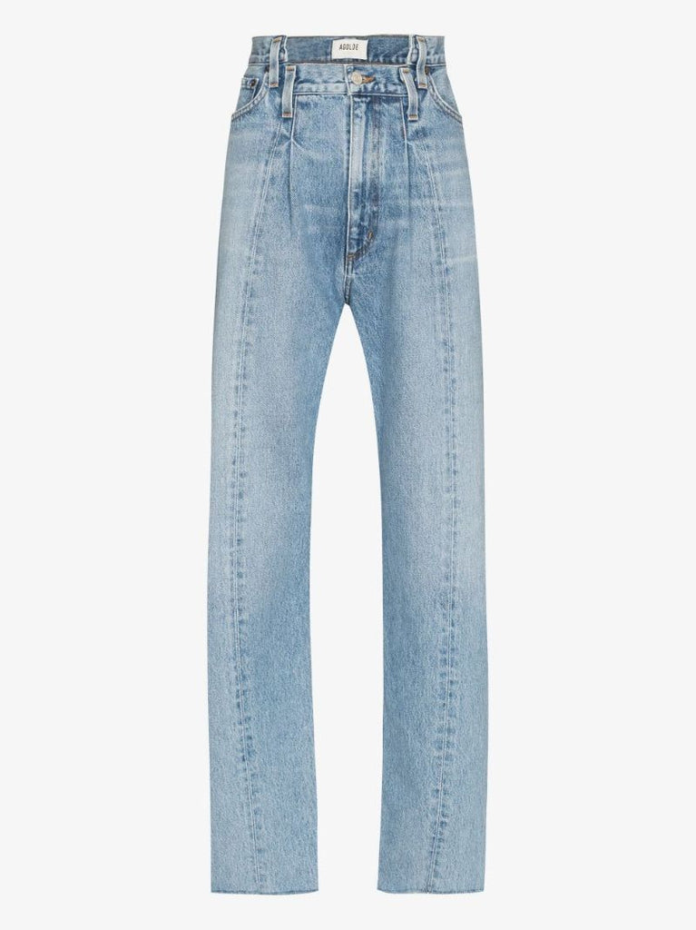 Angled Wide Leg Jeans