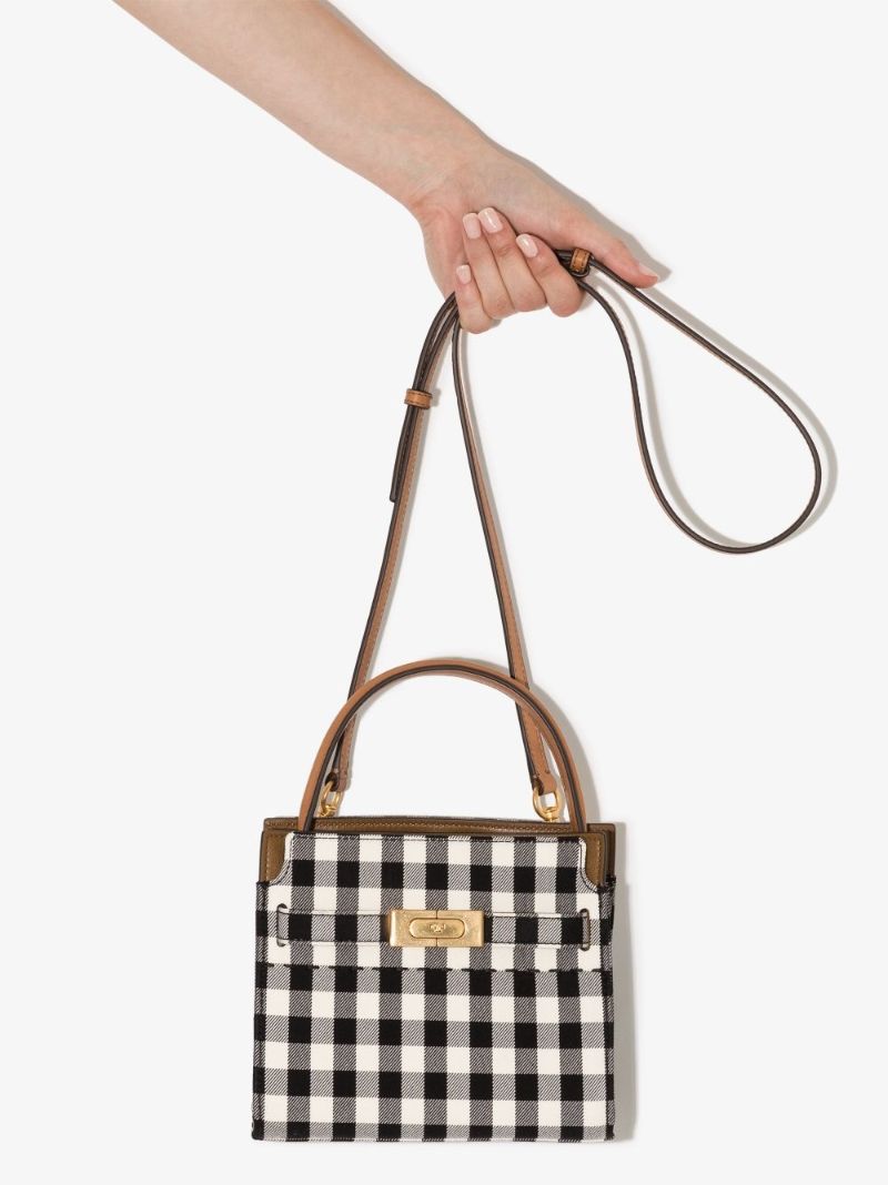 Black and White Lee Radziwill Petite Tote Bag
