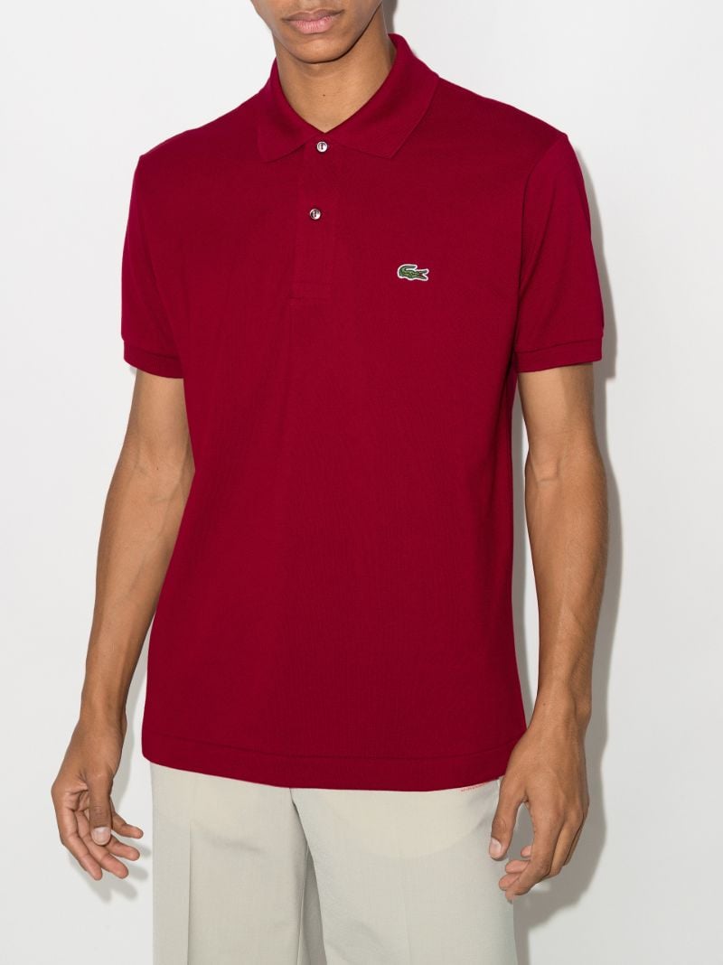 Logo Detail Cotton Polo Shirt
