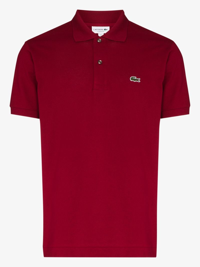 Logo Detail Cotton Polo Shirt