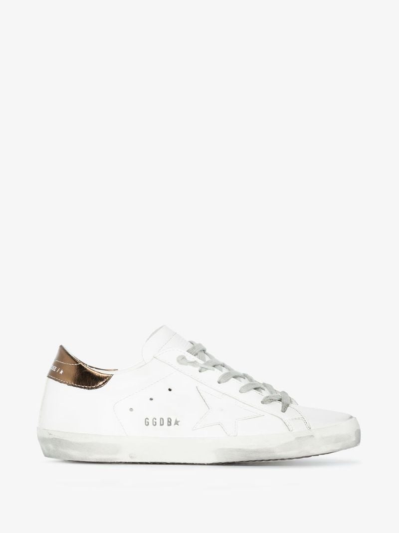 White Super-star Leather Sneakers