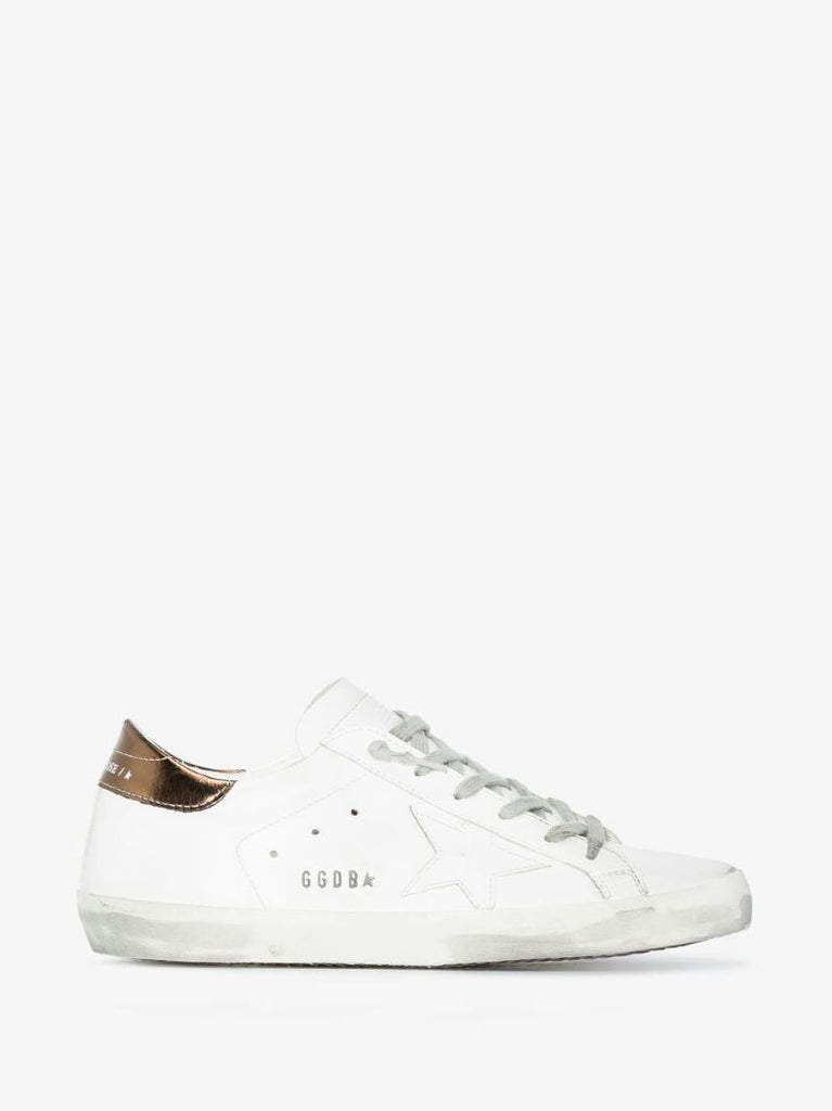 White Super-star Leather Sneakers