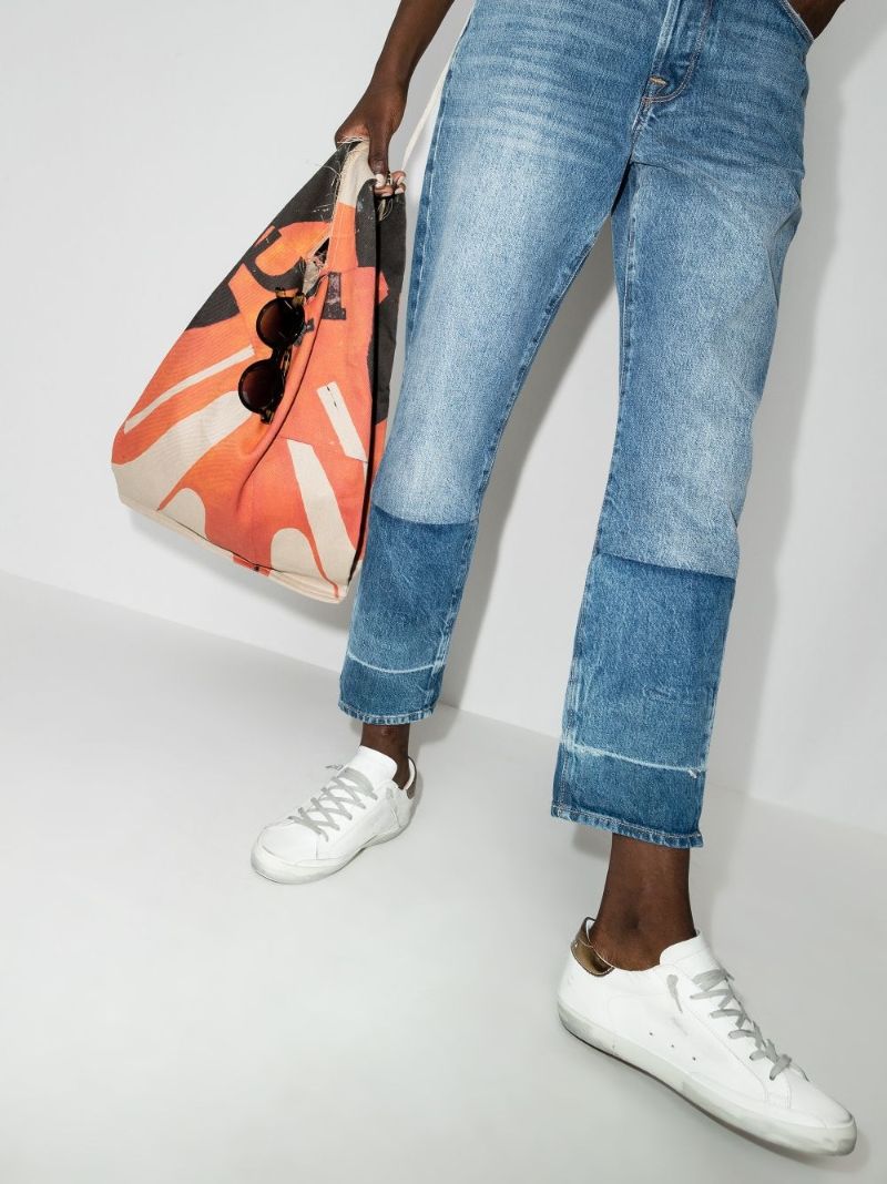 White Super-star Leather Sneakers