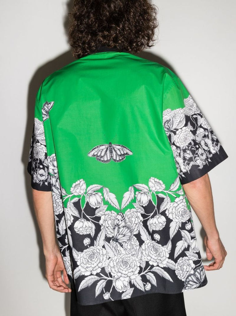 Floral Print Cotton Shirt