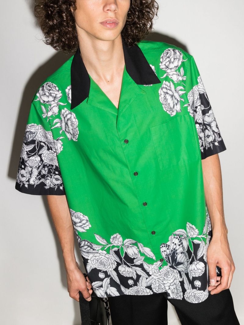 Floral Print Cotton Shirt