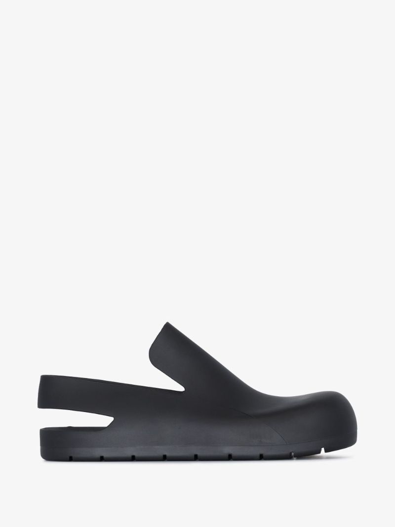 Black Puddle Sandals
