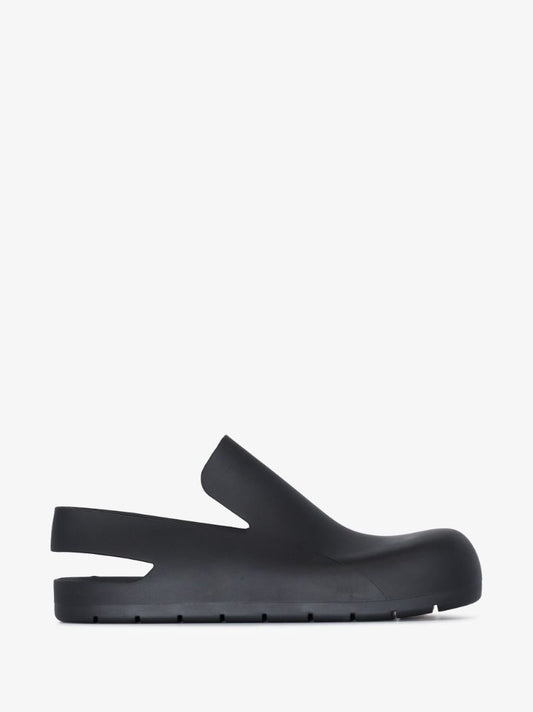 Black Puddle Sandals