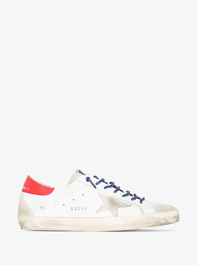 White Super-star Leather Sneakers