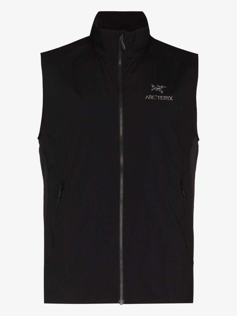 Logo-detail Zip-up Gilet