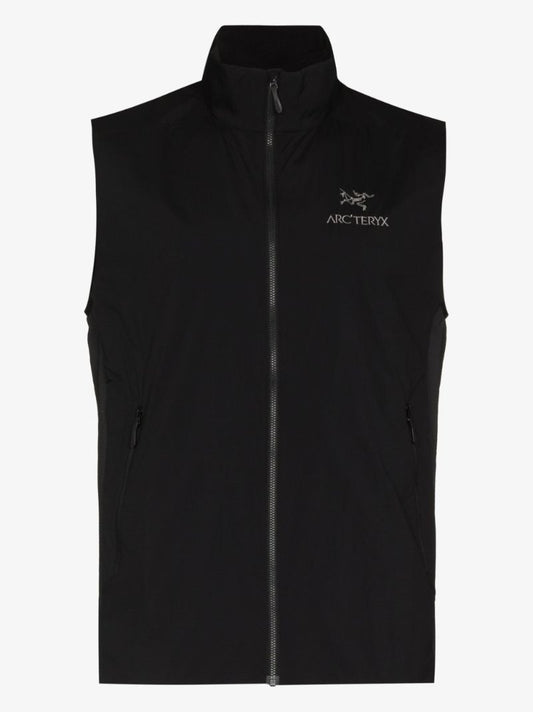 Logo-detail Zip-up Gilet