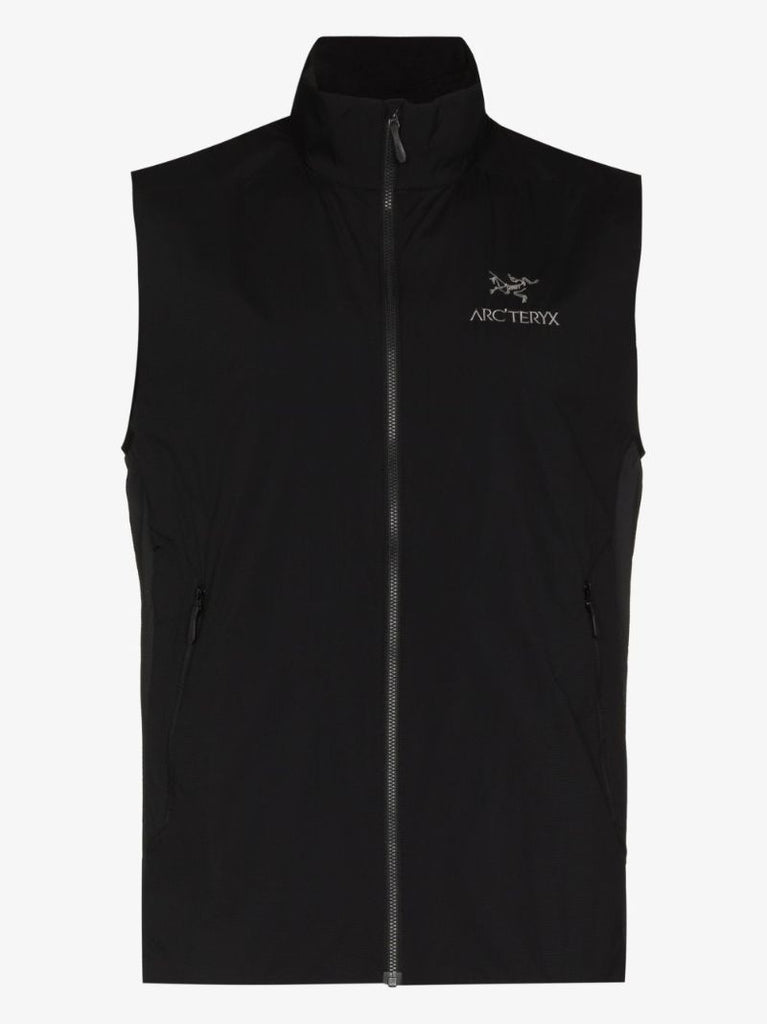 Logo-detail Zip-up Gilet