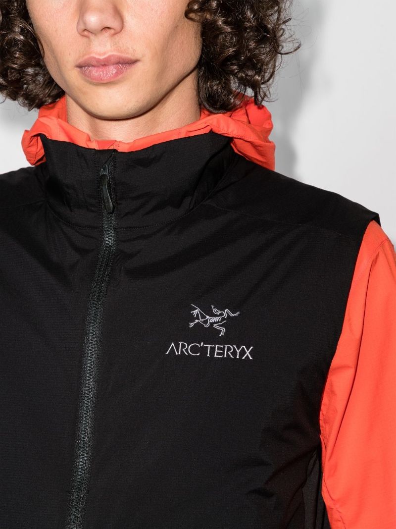 Logo-detail Zip-up Gilet