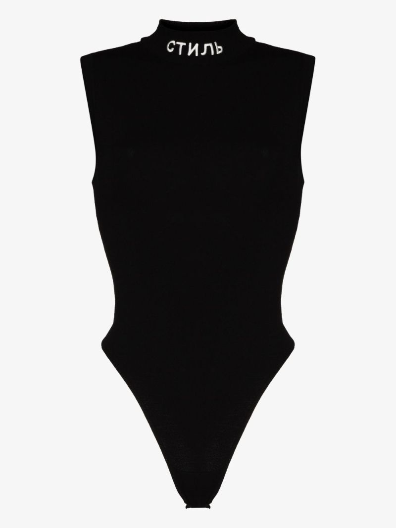 Ctnmb High Neck Sleeveless Bodysuit