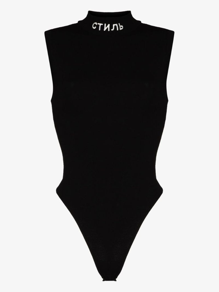 Ctnmb High Neck Sleeveless Bodysuit