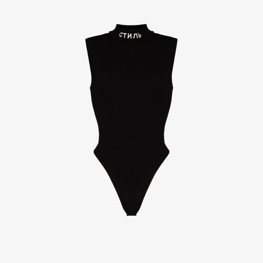 Ctnmb High Neck Sleeveless Bodysuit