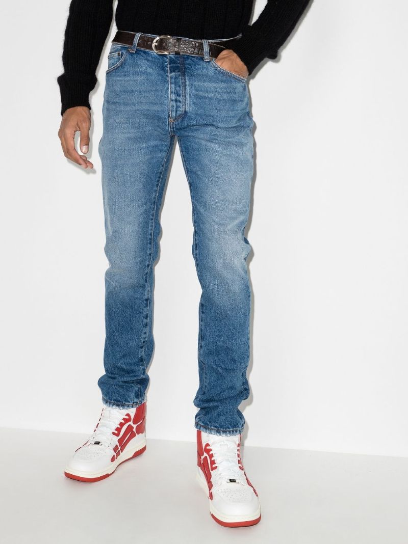 Bandana Pocket Straight Leg Jeans
