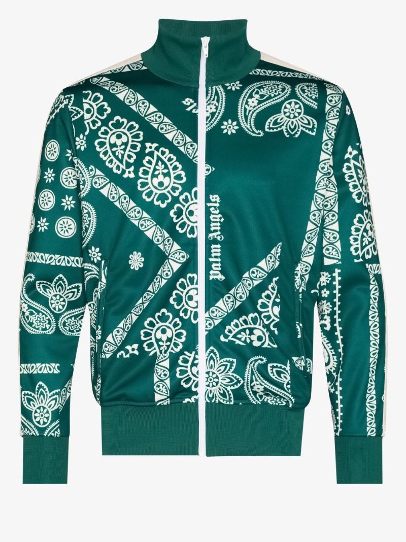 Bandana Print Track Jacket