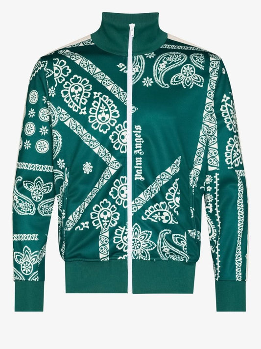 Bandana Print Track Jacket
