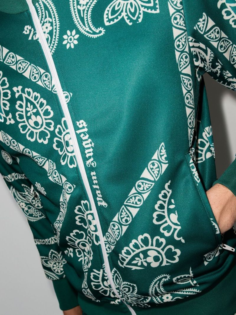 Bandana Print Track Jacket