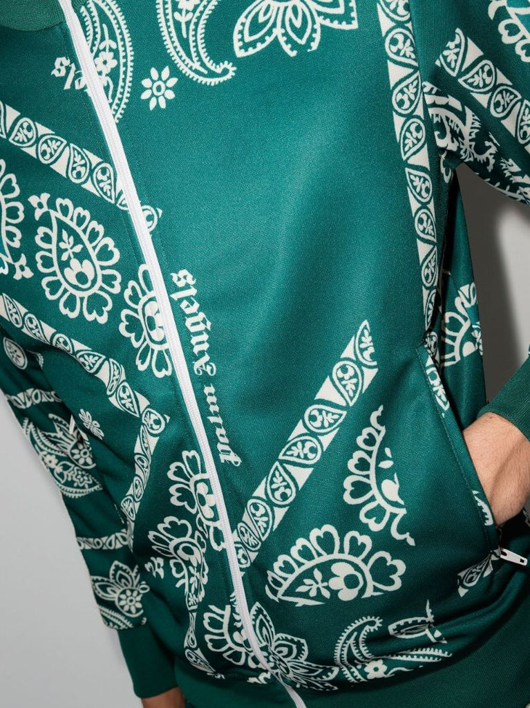 Bandana Print Track Jacket