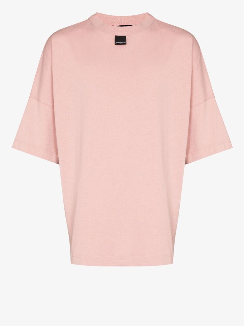 Blurred Logo Cotton T-shirt