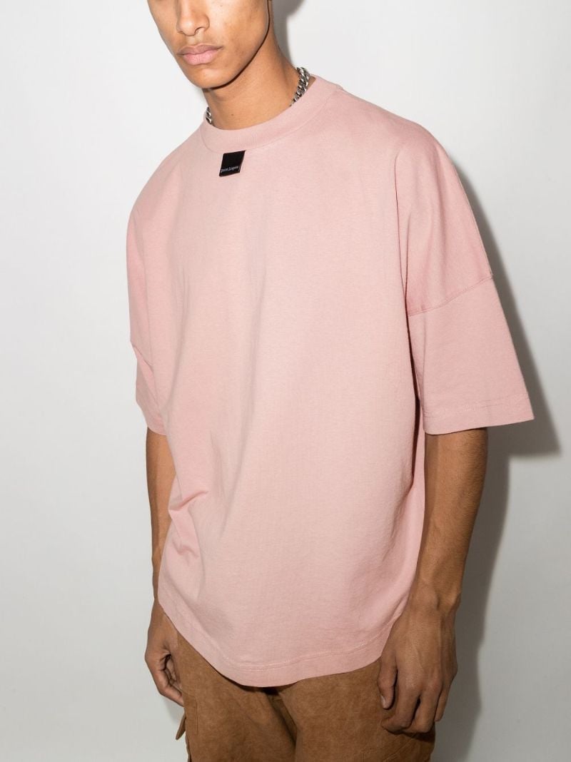 Blurred Logo Cotton T-shirt