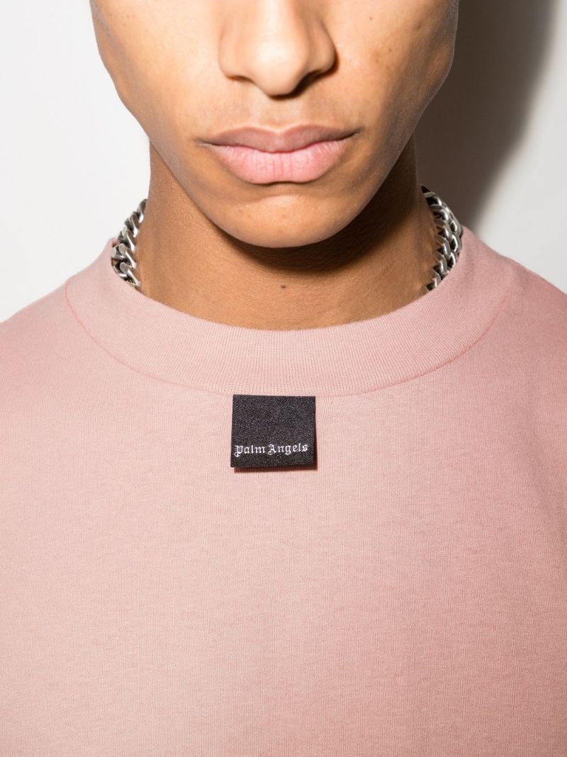 Blurred Logo Cotton T-shirt