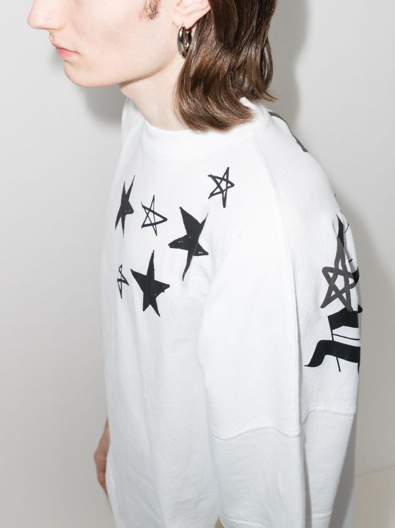 Shooting Stars Print T-shirt