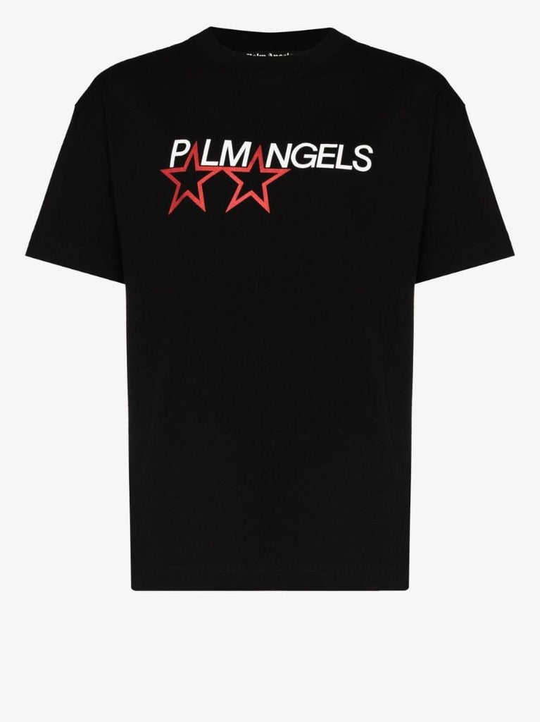 Racing Star Logo Print T-shirt