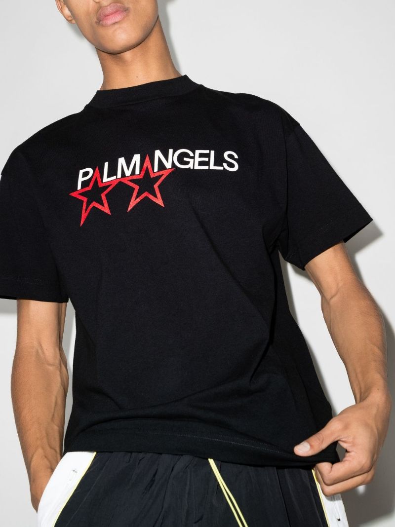 Racing Star Logo Print T-shirt