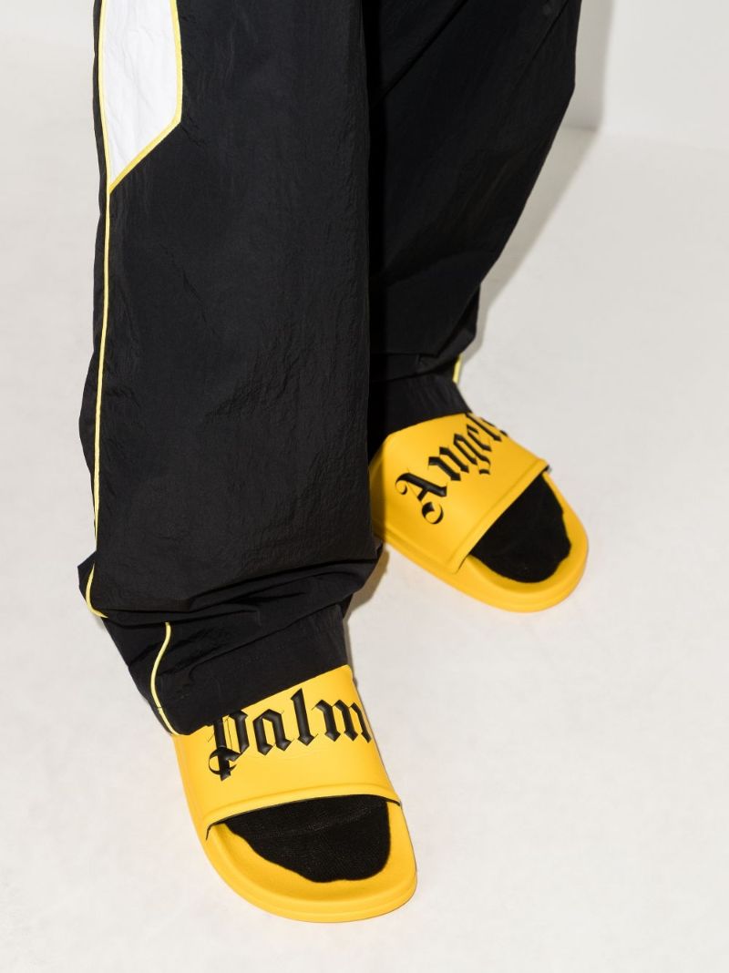 Yellow Logo Pool Sides
