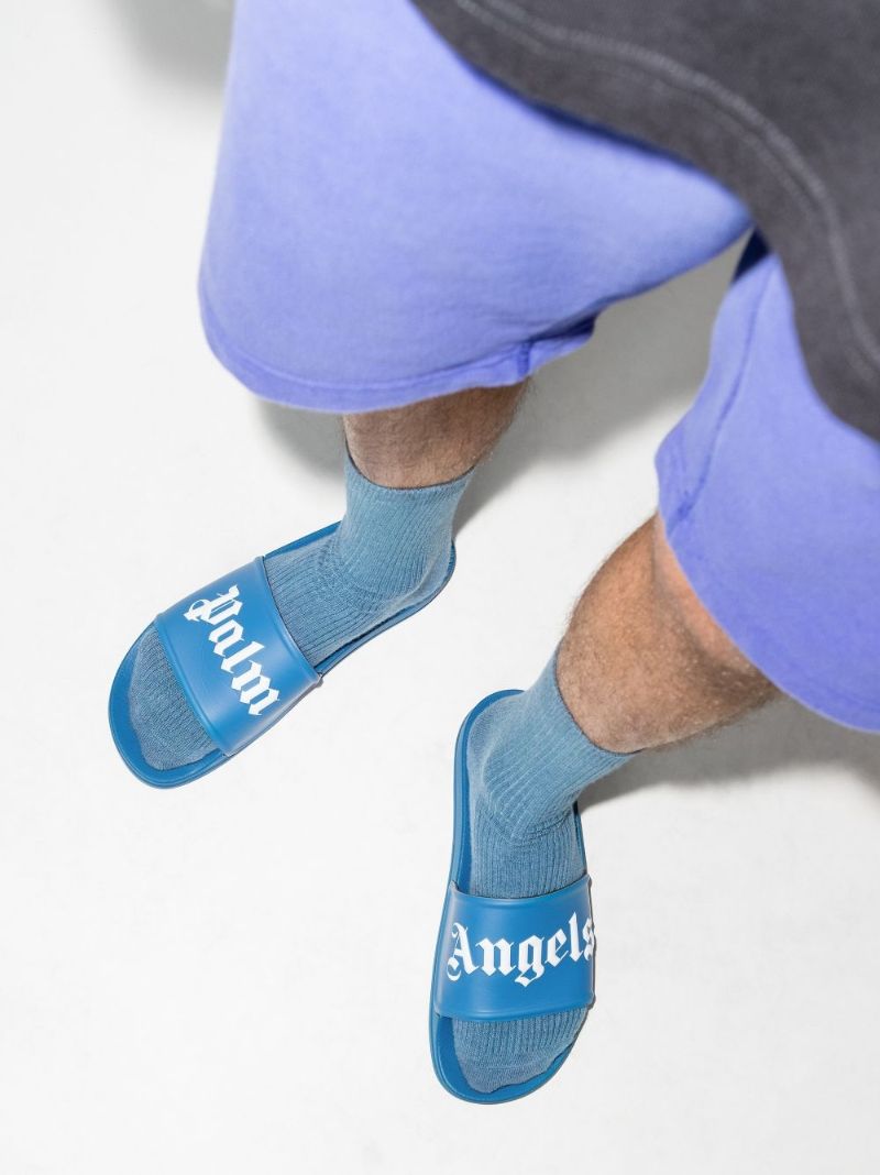 Blue Logo Slides