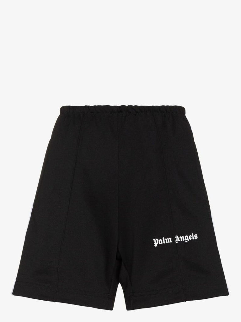 Logo Print Track Shorts