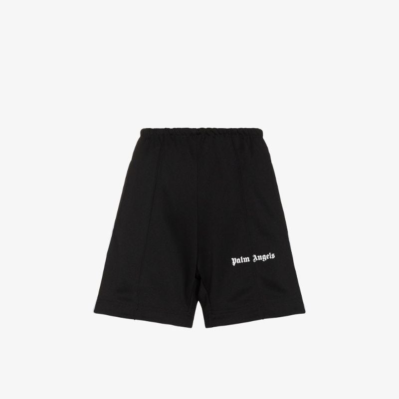 Logo Print Track Shorts